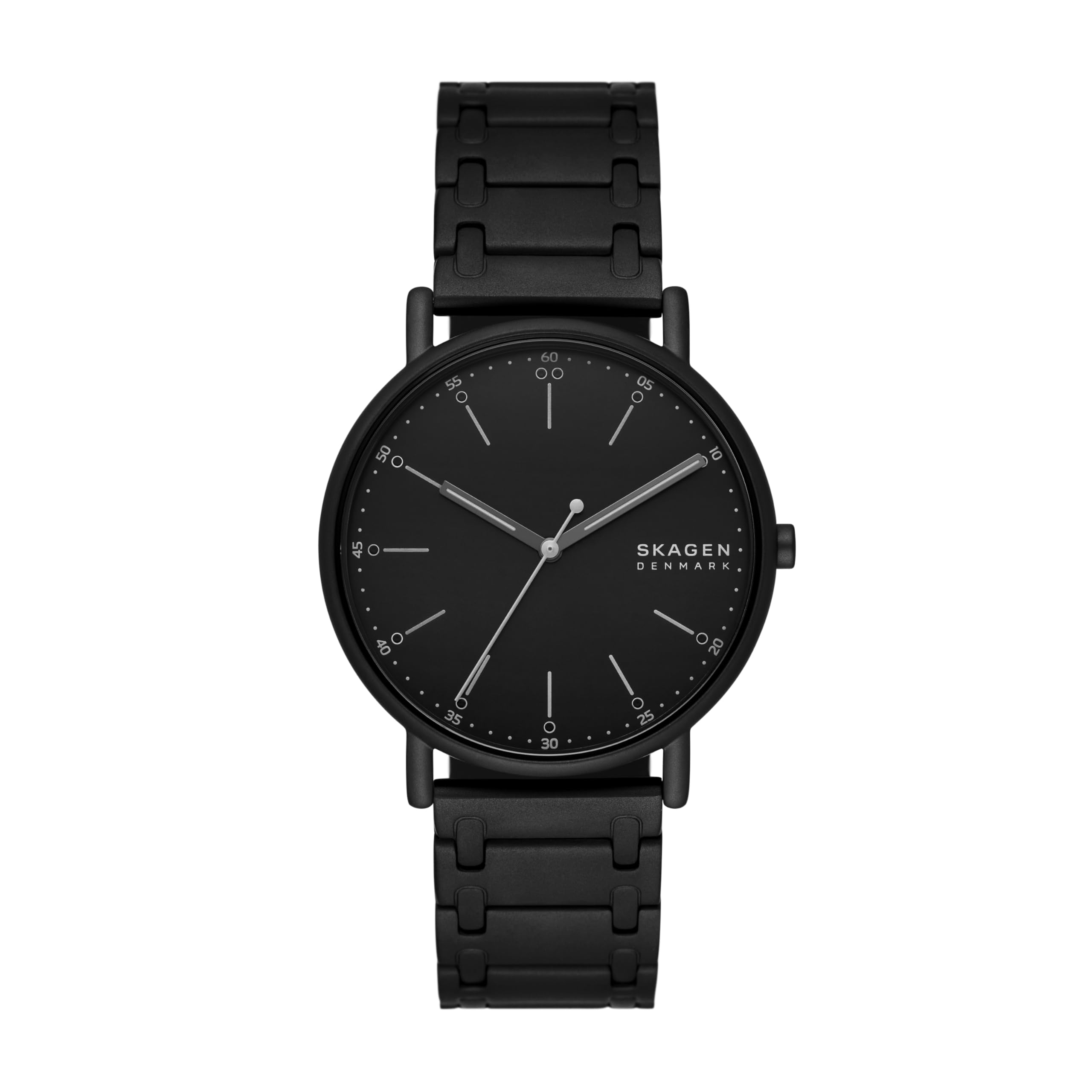 Photo 1 of ******HEAVILY USED*****Skagen Men's Signatur Three-Hand Black Stainless Steel Bracelet Watch (Model: SKW6914)