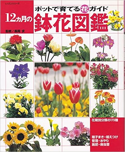 12カ月の鉢花図鑑 ポットで育てる花ガイド レッスンシリーズ 長岡求 本 通販 Amazon
