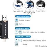 JJC 25-Slot Water-Resistant Memory Card Case with USB 3.0 Reader view 5