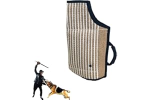 ONEPETT Dog Bite Sleeve Jute Training Equipment Safe Padded Biting Arm Sleeve for K9, IPO, Schutzhund & Puppy Training Tugs T