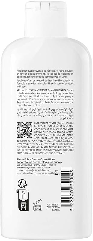 Elution - Champô Suave Reequilibrante Anticaspa - 200 ml