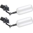 Float Ball Valve, 1/2 Inch Supply Tube Male Automatic Fill Feed Humidifier Tank Water with Adjustable Arm for Ponds, Livestoc