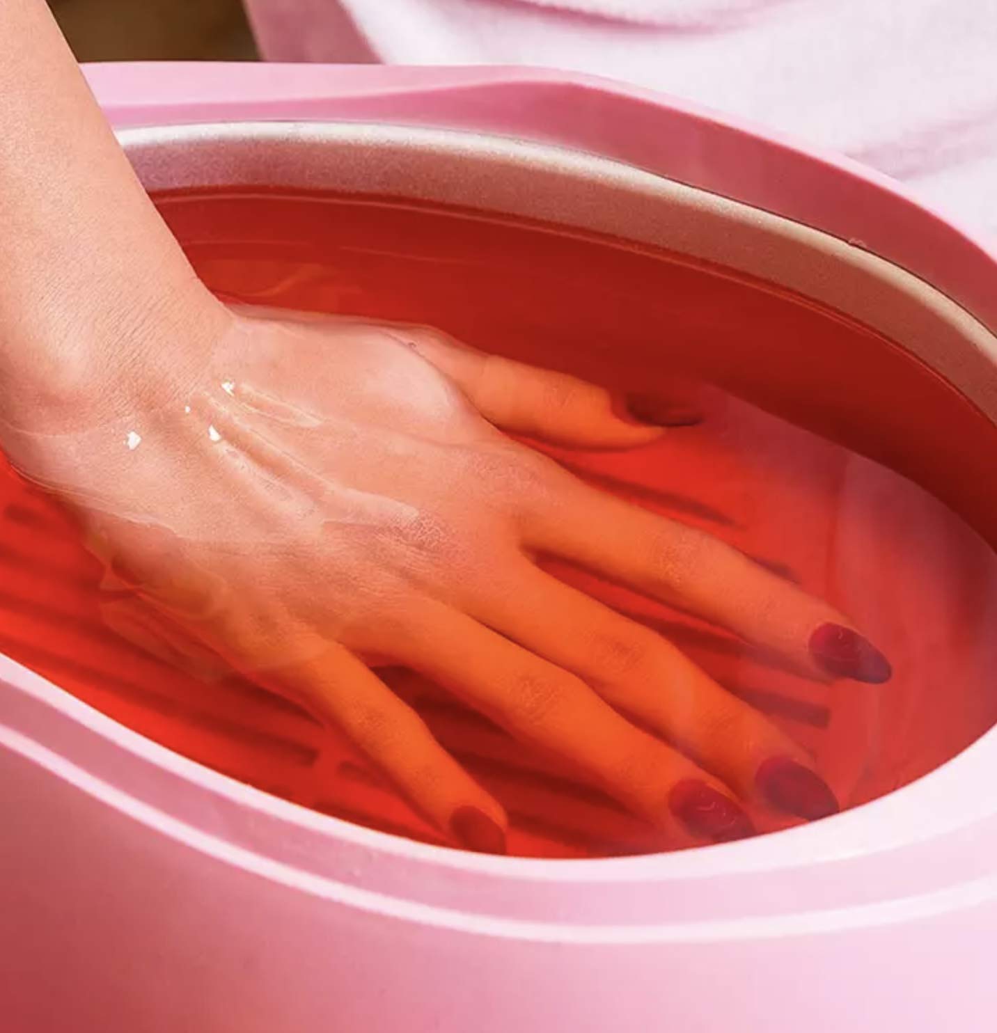 Paraffin Wax Refills by Creation: 6 lbs Peach Scented Paraffin Wax Beads Blocks for Paraffin Bath, Paraffin Wax Machine Refills for Hand Feet Dry Skin, Relieve Stiff Muscles Pain Deep Hydration