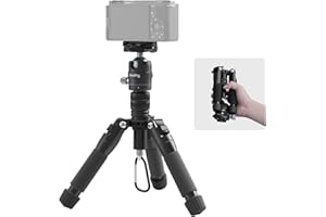 SmallRig VT-20 Aluminum Mini Tripod, 20" Desktop Tripod with 360° Ball Head, Compact Desktop Tripods for DSLR Camera Video Camcorder, Load up to 13lb/6kg