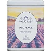 Harney & Sons Provence Tea, White Tea with Flavors of Apricot, Lemon and Lavender