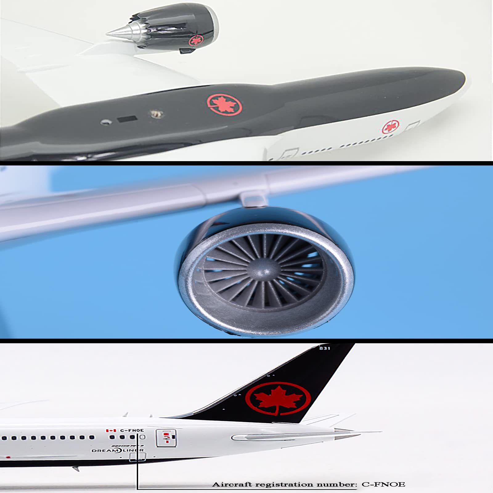 Mua HZDJS Aircraft Model Boeing 787-9 Air Canada 1/130 Scale 16.9Inch ...