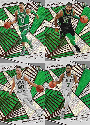 Boston Celtics Factory Sealed 20 Card Favorite Team Set Pack Featuring 2018 2019 Revolution Series Cards of Kyrie Irving, Jaylen Brown, Jayson Tatum and Gordon Hayward Plus 16 Other Cards