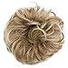 Messy Hair Bun Extensions Synthetic Updo Chignons Donut Elastic Bride Bun Ponytail Scrunchy Hairpiece Wig Accessory for Women 35g Yellowish Brown Mix Bleach Blonde-Mediumthumb 1