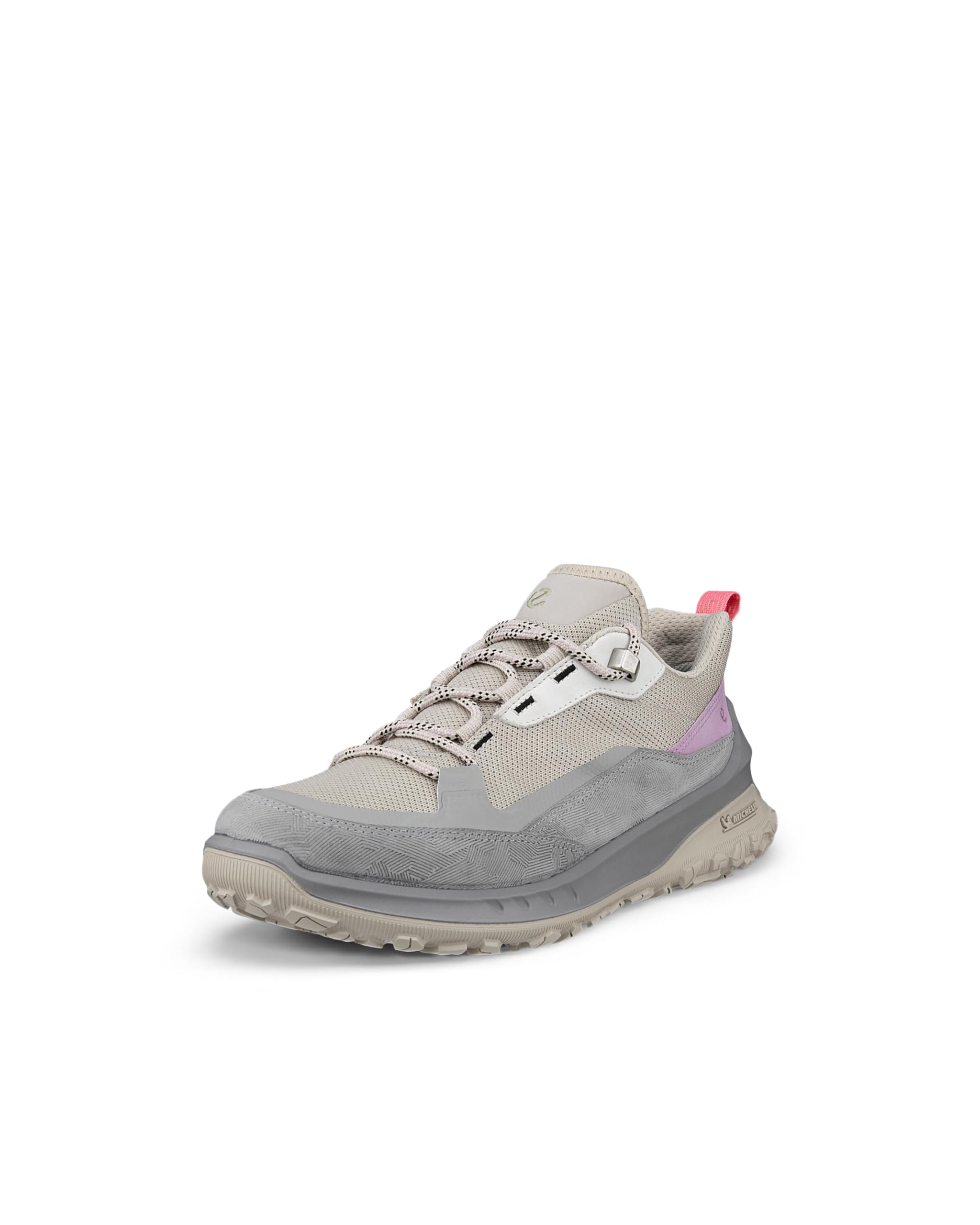 ECCO Women’s Ultra Terrain Low Waterproof Hiking Shoe, Wild Dove Nubuck/Gravel, 6-6.5