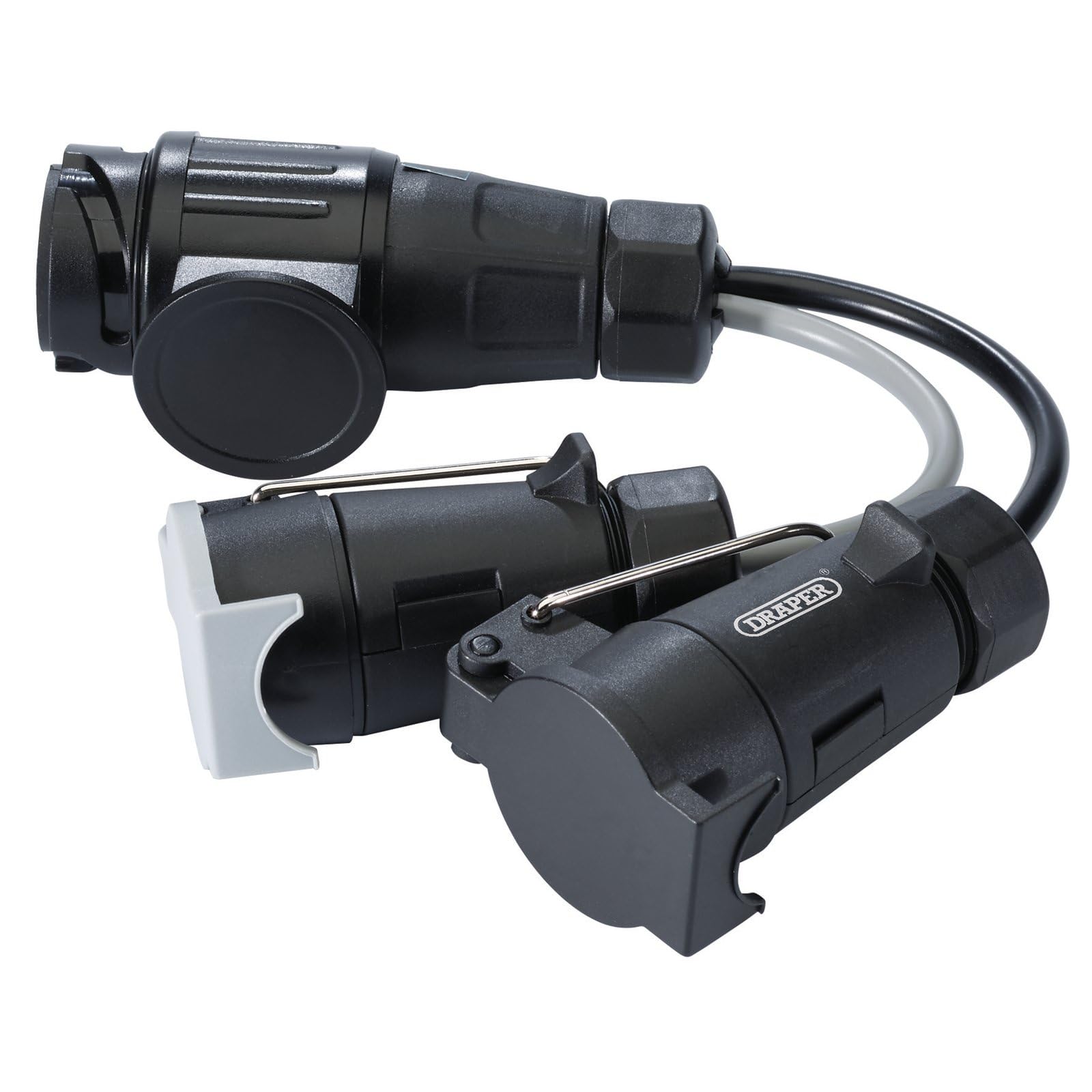 Draper 99661 13-Pin Euro to 7-Pin N-Type Converter, Black