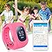 TKSTAR Gps Tracker Smart Watch Phone Two-way Call for Kids with SIM Slot SOS Call Anti-lost Alarm Remote Monitor GPS/LBS Locator Smart Bracelet Watch Support Android IOS No Subscription Fee Q50