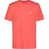 Nautica Boys Short Sleeve Solid V-Neck T-Shirt, Soft, Comfortable, Relaxed Fit