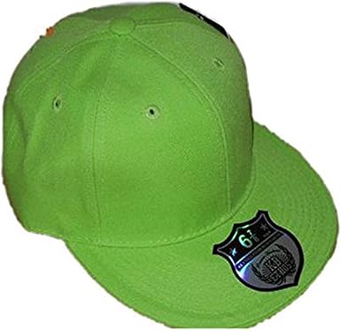 fitted flat peak cap