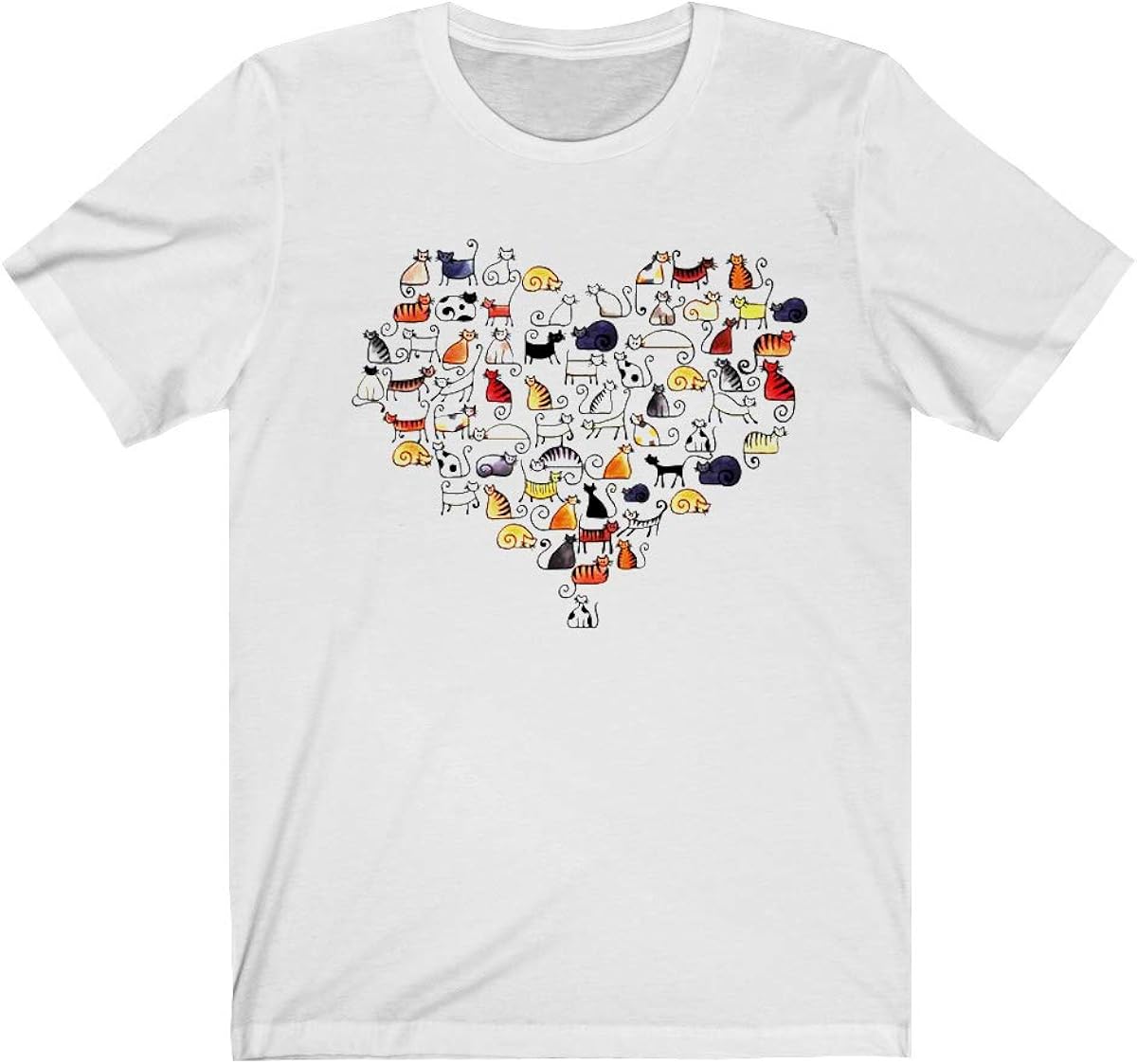 t shirt with heart design
