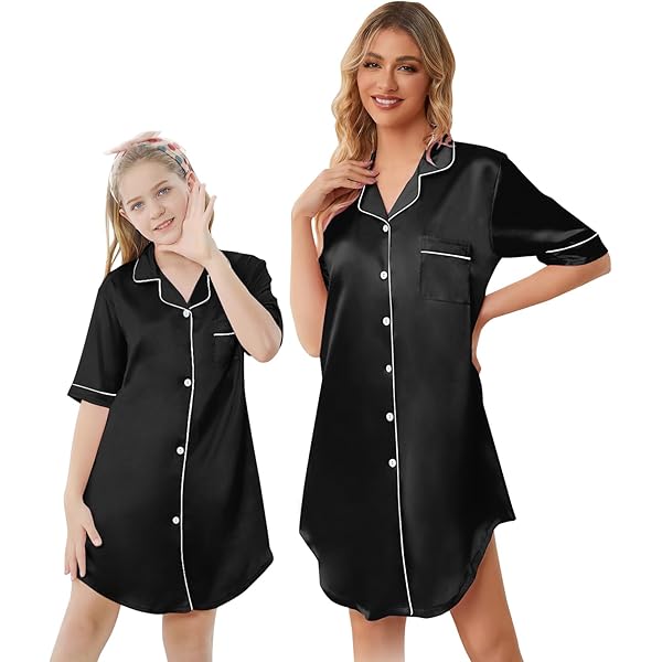 KOJOOIN Camisón De Noche Para Mujer, De Manga Corta, Para Embarazadas