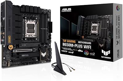 ASUS TUF GAMING B650M-PLUS WIFI Motherboard AM5 Ryzen 7000 PCIe 5.0 DDR5 WiFi 6