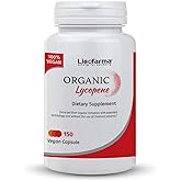 Organic Lycopene | Antioxidant Natural Supplement | with Organic Lycopene from Tomato | 150 Capsule Pack