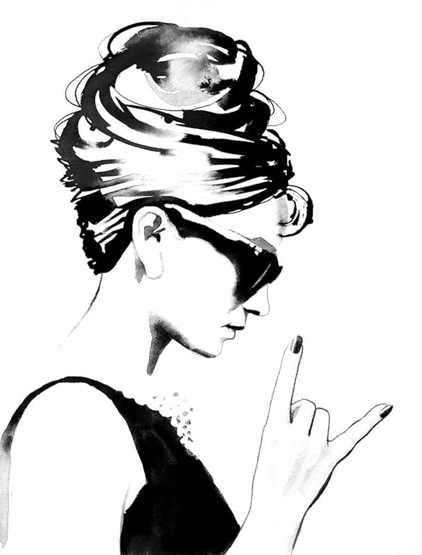 B&W Audrey Rocks, Audrey Hepburn Contemporary