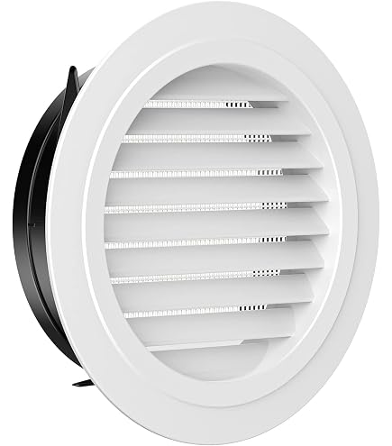 PATIKIL 3 Inch Round Air Vent, ABS Adjustable Soffit Exhaust Vent Cover with Built-in Screen PATIKIL 3 Inch Round Air Vent, ABS Adjustable Soffit Exhaust Vent Cover with Built-in Screen