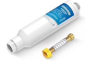 Waterdrop RV Inline Water Filter, NSF Certified, Reduces Chlorine, Bad Taste, Odor, Rust, Corrosion, Sediments and Turbidity,