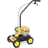 AugFir Parking Lot Striping Machine, Playing Field Striping Line Marking Machine, Work with Professional Inverted Striping Spray Paint, 2-4" Width Adjustable Line Striper for Fast Accurate Marking
