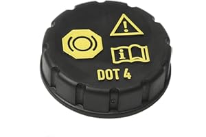 Yiklwwy 5Q0611349B Brake Fluid Reservoir Bottle Tank Cap Cover Compatible with VW Golf Jetta Tiguan Audi A3 A4 A5 A6 A7 Q3 Q5 TT RS5