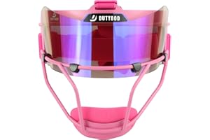DUTYBOD Softball Face Mask Lightweight and Comfortable with Wide Field Vision fit All Ages - Durable and Safety Softball Face Mask Sets
