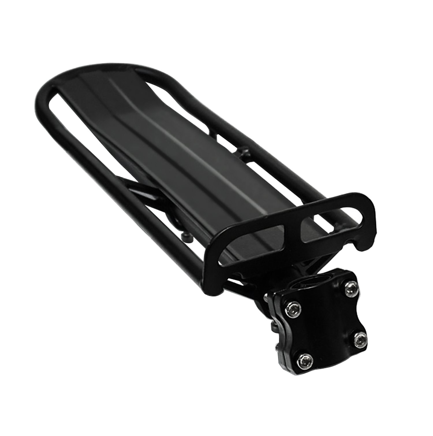 Outtag Retractable Aluminum Alloy Bike Mount Cycle Bicycle Rear Seat Post Rack (Cling-on easy install,max weight 22lb)