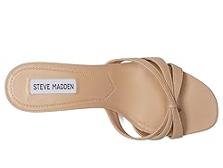Steve Madden Women's Cary Heeled Sandal, Tan