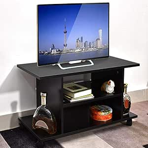 lyrlody Mueble de TV con Ruedas Mesa para Televisión Mesa TV Móvil