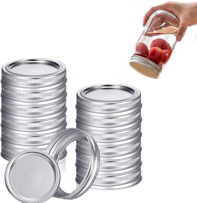 86mmRegular Mouth Mason Jar Lids,SplitType Mason Lid,with Silicone