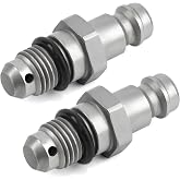 2 Pack - Bleeder Fitting Kit for SeaStar Front Mount Cylinders | 3/8" Compression 9/16-24 Thread