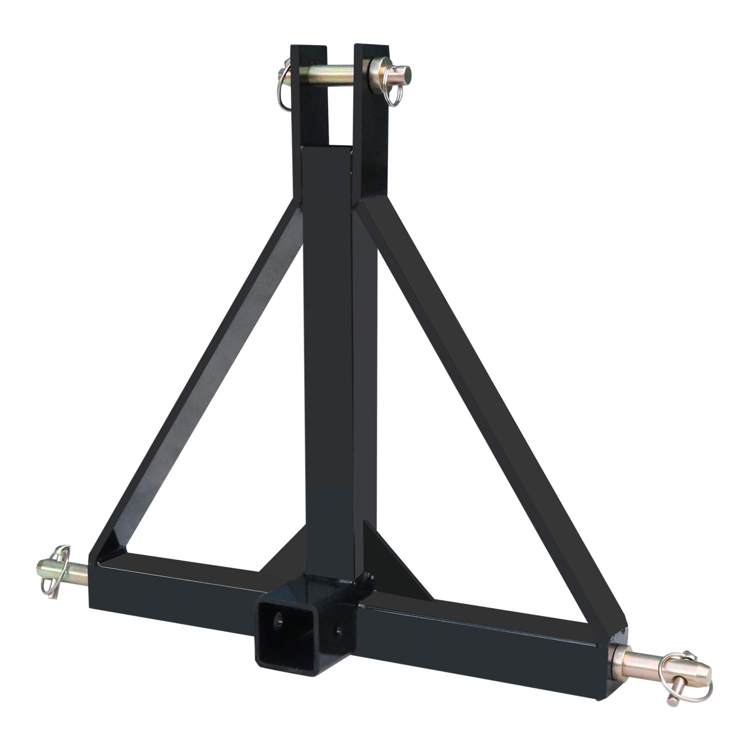 AIWARGOD 3 Point 2in. Receiver Trailer Hitch Heavy Duty Drawbar Adapter for Standard Trailers Category One Compatible with Kubota, BX, LM25H, WLM Tractor, NorTrac, Yanmar, Kioti, Cat