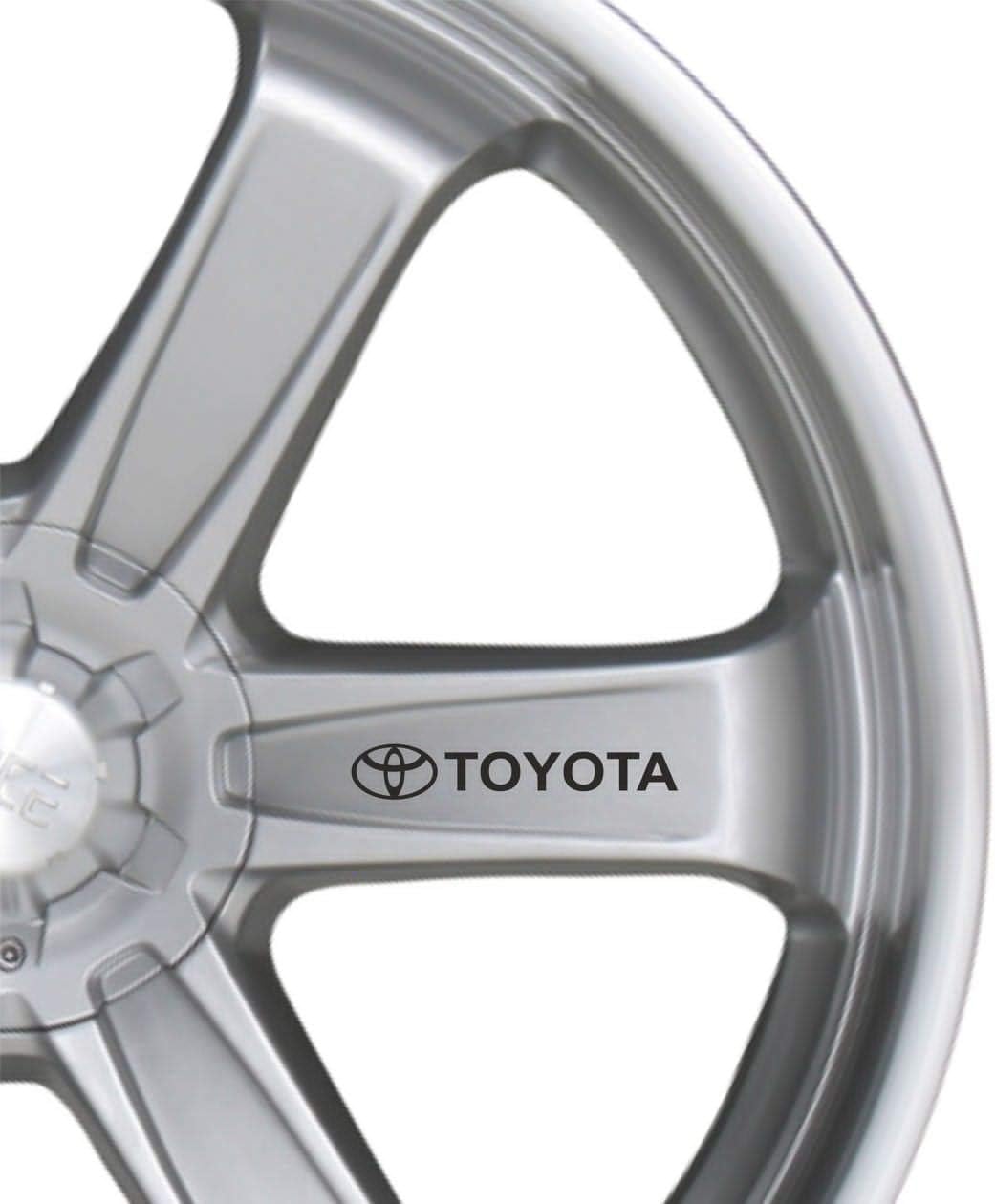 6 x Car Alloy Wheel Sticker fits Toyota Logo Bodywear Decal Adhesive