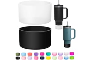 LONPARRY 2-Pack Silicone Boot for Stanley 40 30 oz Quencher Adventure Tumbler, IceFlow 30 20 oz, Stanley Cup Protector