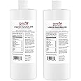 Concentrated Liquid Sucralose Sweetener, 25% Concentrated Sugar Alternative, 32 oz. Bulk for Drinks, Food, and Pastries, Zero Calories and No Carbs (2-Pack)