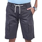 CHARBONNIER Cargo Shorts for Men's Performance Series Extreme Comfort, 100% Cotton