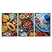 wall26 Canvas Print Wall Art Set Mexican Inspired Food Variety Food Cultural Photography Realism Rustic Landscape Colorful Multicolor Ultra for Living Room, Bedroom, Office - 24