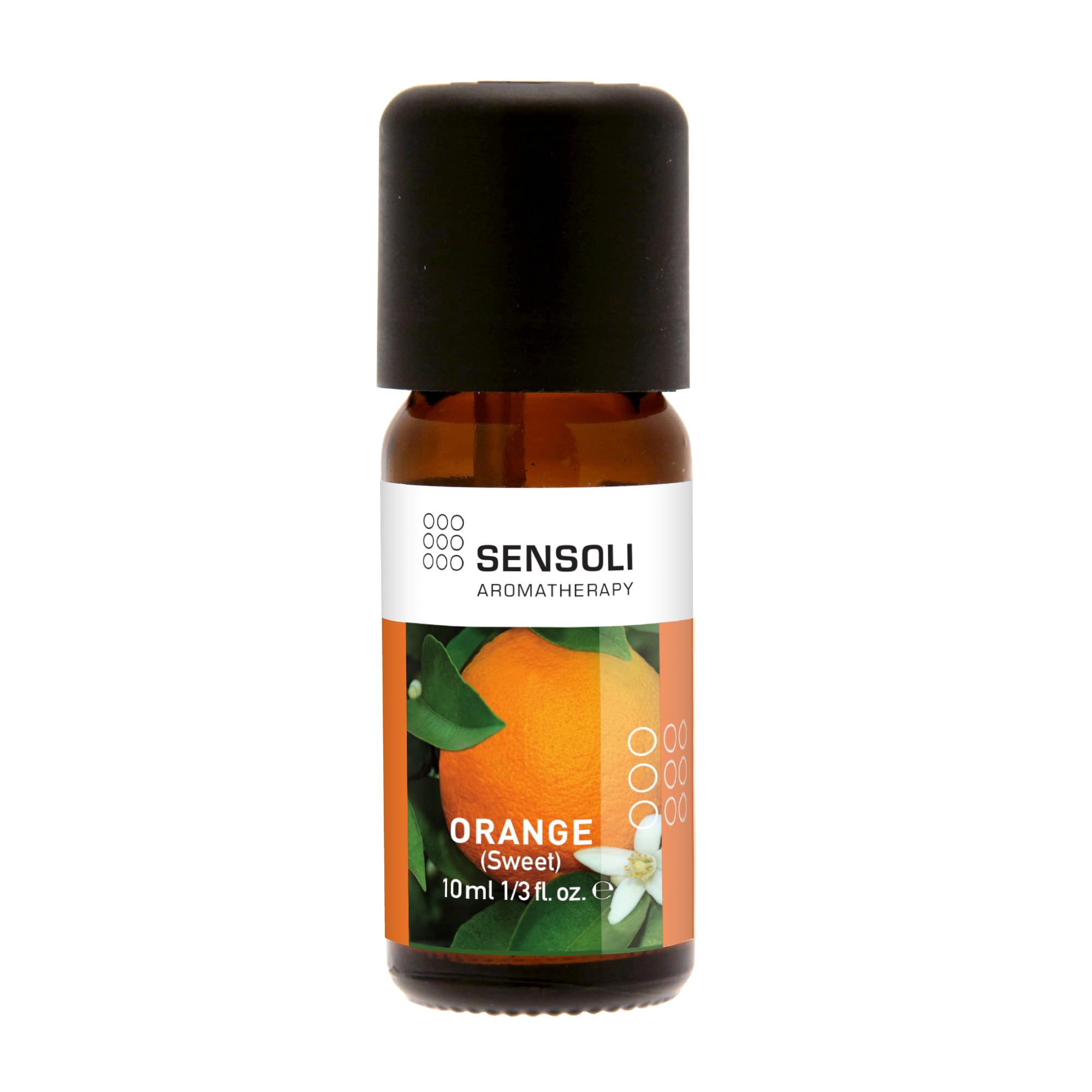SENSOLI Orange Essential Oil 10ml – 100% Pure – Aromatherapy Essential Oil for Diffusers, Massage & DIY Blends — image 1