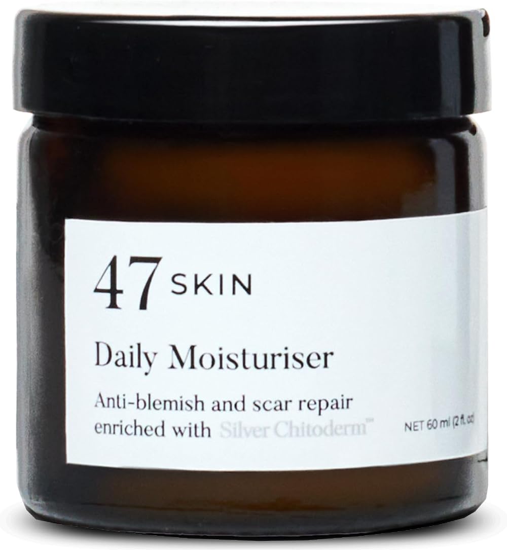 47 Skin Anti-blemish Scar Repair Daily Moisturiser Silver Chitoderm 60ml All