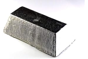 MS METALSHIPPER Tin Ingot (2 pounds | 99.9+% Pure) Raw Tin Metal