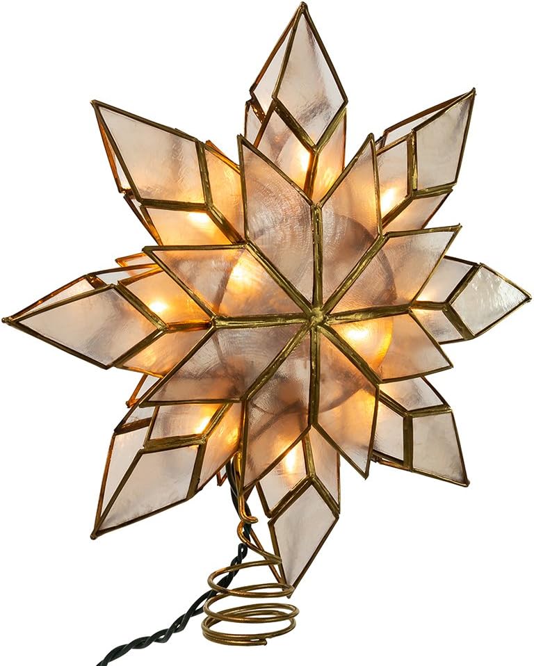 Kurt Adler 8.5-Inch Capiz Star Tree 
