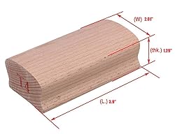 Tzong Guitar Bass Fingerboard Radius Sanding Block