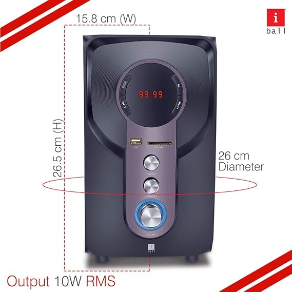 iball bluetooth speaker tarang lion 1n