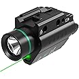 Feyachi Red/Green Laser Flashlight Combo 200 Lumen Weapon Light with Picatinny Rail Mount