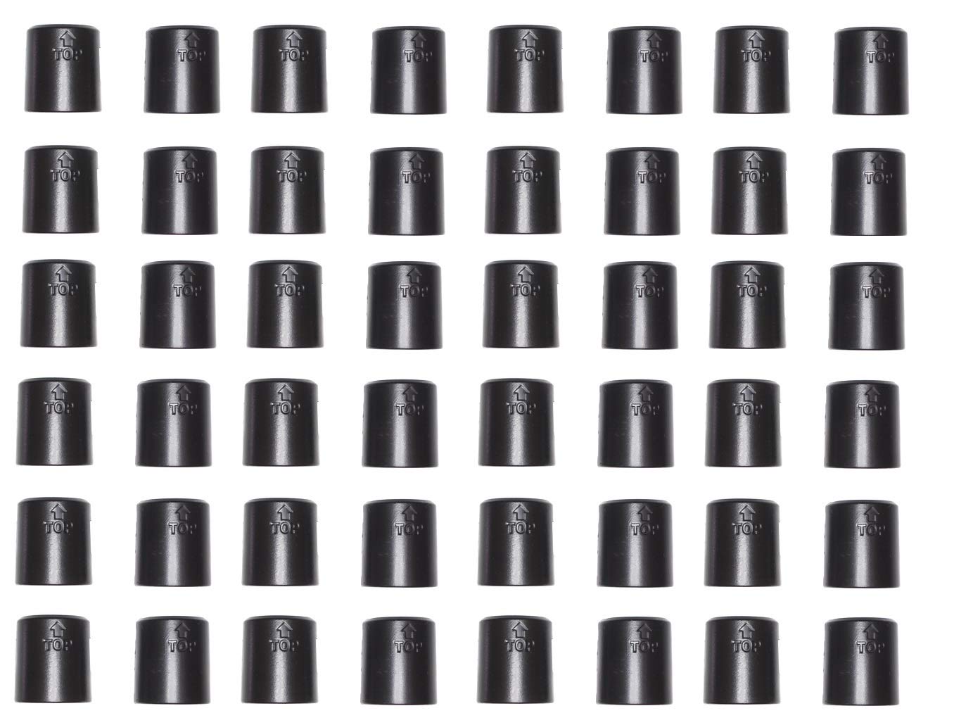 Photo 1 of JSP Manufacturing 1" Diameter Post Wire Shelf Clips Shelving Split Sleeves Lock Metal Rack Locking Plastic Pick A Pack Wholesale Bulk 24 Pairs (48 Pack)
