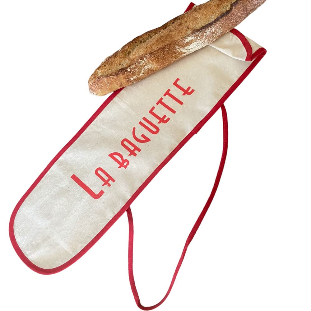 SACASAC Protective Baguette Bag with Handle 73 x 19 cm 100% Cotton Made in France