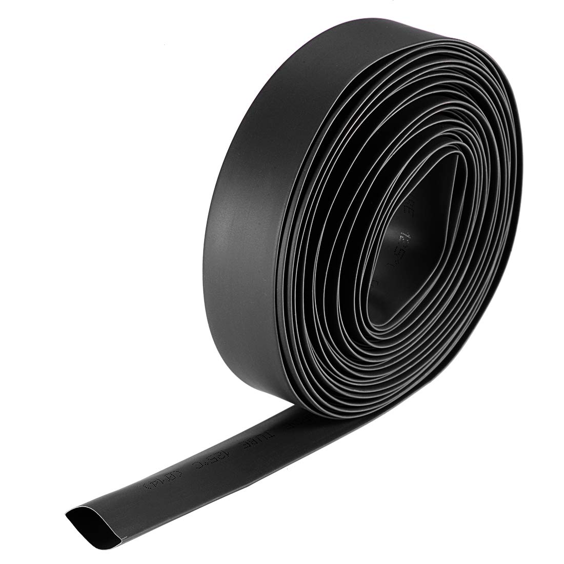 sourcing map Heat Shrink Tubing, 14mm Dia 2:1 rate Shrinkable Tube Cable Sleeve 7m - Black