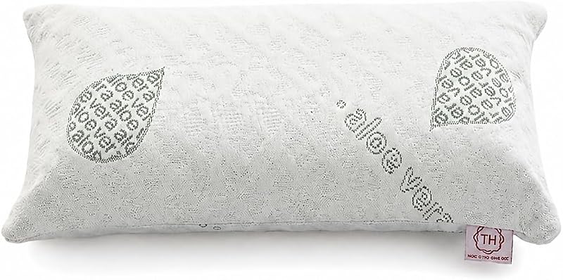 Almofadas viscoelásticas Textilhome Pack 2 Travel 43x24 cm Aloe Vera