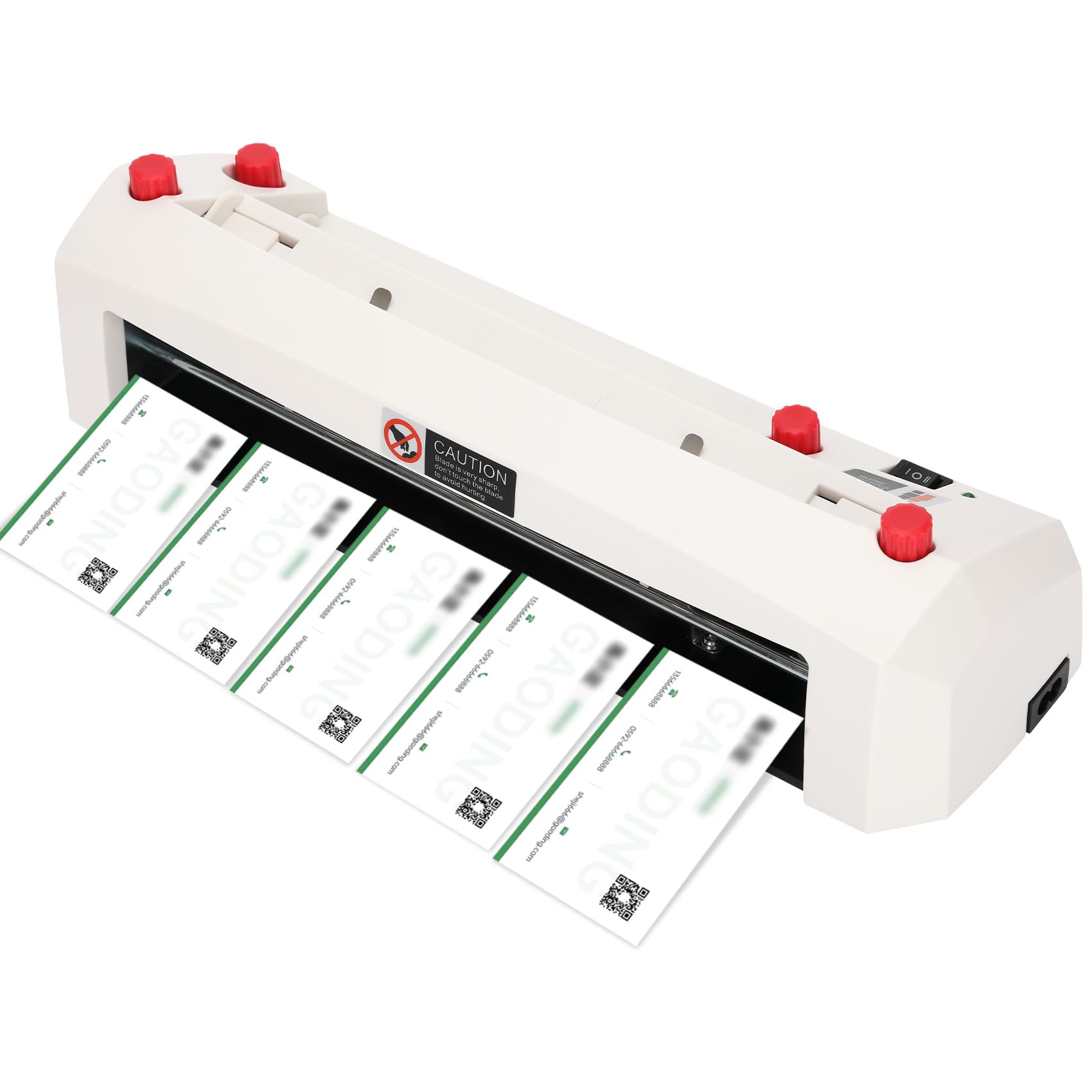 Photo 1 of *UNTESTED*
Electric Business Card Cutter,Heavy Duty Automatic Cutter for 3.5"x2.1" Card, 110V Business Card Slitter for Office and Print Shop